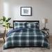 Plaid Pattern Down Alternative Comforter Set