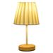 PRINxy LED Solid Wood Desk Lamp Stable Fabric Study Reading Lamp Suitable For Home Decoration Linen Plain Warm Night Light Indoor Lighting Desk Reading Lamp Beige C
