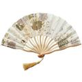 Chinese Style Hand Held Fan Bamboo Paper Folding Fan Party Wedding Decor Camping Corded Fan Vintage Desk Fans Small Office Fan Fan Metal Quiet Tent Fan Plug in Gazebo Fan Oscillating Fan Small Window