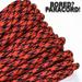 Bored Paracord Brand 550 lb Type III Paracord - Neon Orange Camo 50 Feet