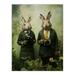 Woodland Portrait Rabbit Paparazzi Wildlife Photographers Cute Fun Artwork Large Wall Art Poster Print Thick Paper 18X24 Inch