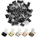 Mr. Pen- Binder Clips Small Binder Clips 50Pack 0.75 in Black Small Clips Paper Binder Clips Binder Clips Small Size Small Paper Clips Office Clips Micro Binder Clips Mini Binder Clips