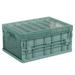 AZZAKVG Storage Container Storage Bin Plastic Storage Bin Plastic Folding Storage Container Basket Crate Box Stack Foldable Organizer Box