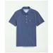 Brooks Brothers Men's Peached Cotton Striped Vintage Polo Shirt | Blue | Size XS