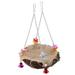 Bird Rattan Bird Hanging Toy Toy With Bells Bird Swing Perch Toy Cage Hammock Rattan Bird Hanging Toy With Bells Bird Swing Standing Perch Toy Cage HammockL