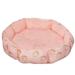 Yesurprise Round Pet Bed With Non-Slip Bottom No Deformation Super Soft Plush Pet Sleeping Bed Pet Products For Dogs Cats