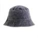 Tooayk Sun Hat Unisex Double Side Wear Reversible Bucket Hat Trendy Cotton Twill Canvas Sun Fishing Hat Fashion Cap Sun Hat Womens Hats for Women Black