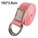 Yoga Strap Adjustable Yoga Belt Polyester Cotton Stretching Strap with D Ring Buckle for Gym Workouts Exercise Fitness Improve Flexibility Maintain Balance