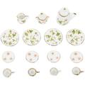 1 Set Mini House Tea Pot Set Doll House Tea Pot Tea Cup Tea Cup Saucer Doll House Supplies