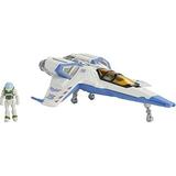 Mattel Lightyear Toys Hyperspeed Series Xl-15 Spaceship (6 In) & Buzz Lightyear Action Figure 1.25 In)