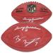 Ben Roethlisberger & Terry Bradshaw Pittsburgh Steelers Autographed Wilson Duke Football