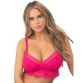 Pour Moi Womens 21603 Revolution Non-Wired Bra - Pink Elastane - Size 32E