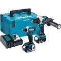 Makita DLX2412TJ 18v LXT Cordless Brushless Combi Drill and Impact Driver Kit