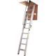 Werner DELUXE 2 Section Sliding Loft Ladder