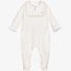 Tartine Et Chocolat Girls Ivory Cotton Babygrow