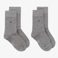 Tommy Hilfiger Grey Cotton Socks (2 Pack)