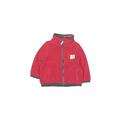 Carter's Fleece Jacket: Red Jackets & Outerwear - Size 6 Month