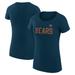 Women's G-III 4Her by Carl Banks Navy Chicago Bears Dot Print Lightweight Fitted T-Shirt