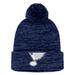 Men's Fanatics Branded Navy St. Louis Blues Fundamental Cuffed Knit Hat with Pom