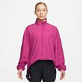 Laufjacke NIKE "DRI-FIT SWOOSH WOMEN'S JACKET" Gr. XS (32/34), rot (fireberry, purple ink) Damen Jacken Sportjacken