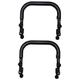 Toyvian 2pcs Baby Stroller Bumper Universal Stroller Armrest Stroller Replacement Baby Wheelchair Baby Rail Wagon Strollers Pram Umbrella Car Thickened Iron Pipe Extend Toddler