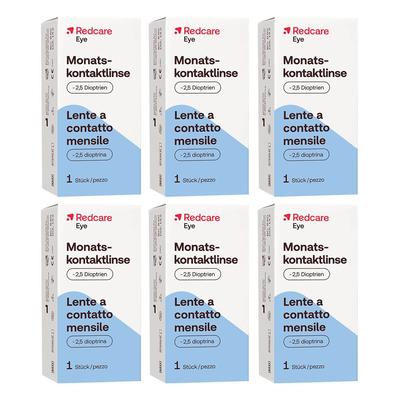 Redcare Monatslinse -2,5 6er-Pack 6x1 St Kontaktlinsen Image