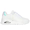 Skechers Girl's Uno Gen1 Sneaker | Size 1.0 | White | Synthetic