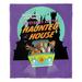 Northwest Warner Bros. Scooby Doo Mysteries of the Haunted House Throw Polyester in Black/Indigo | 60 H x 50 W in | Wayfair 1SCB236000024OOF