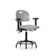 Latitude Run® Task Chair, Steel in Gray | 27 W x 25 D in | Wayfair C916E51D3193497CAD5B32F6D8E6DD21