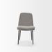 Joss & Main Mills Dining Chair Upholstered/Metal in Gray | 33.5 H x 19.5 W x 24.5 D in | Wayfair 17425B8D33E645D7A88271B6C28479E6