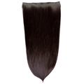 hair2heart - Clip In Extensions Kunsthaar 1tlg. Haarextensions Schwarz Damen