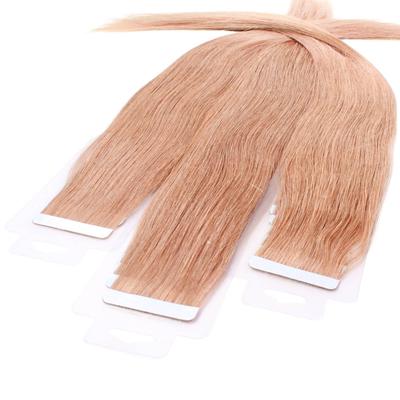 hair2heart Tape Extensions Echthaar #8/01 Hellblond Natur-Asch 50cm Hellbraun Damen