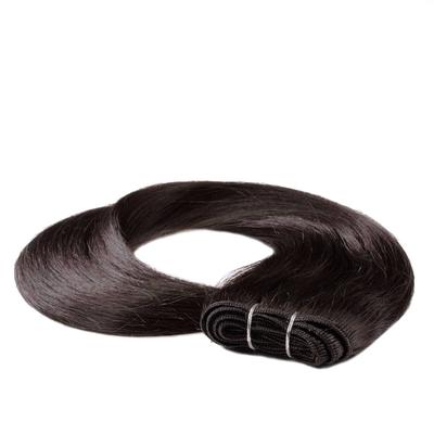 hair2heart Tresse Extensions Echthaar #5/0 Hellbraun 100g 50cm Schwarz Damen