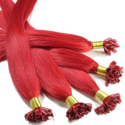 hair2heart - Bonding Extensions Echthaar #0/44 Rot-Intensiv 0,5g Haarextensions 25 ct Pink Damen (25.09 € / 1 ct)