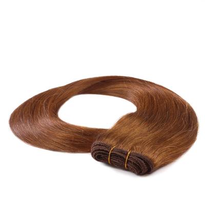 hair2heart Tresse Extensions Echthaar #8/03 Hellblond Natur-Gold 100g 40cm Braun Damen