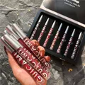 Ensemble de rouges à lèvres hydratants naturels imperméables pour femmes maquillage rouge à