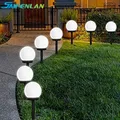 Globe Solar Garden Ball LED Lights Lampe de pelouse étanche Décoration extérieure Décorations de