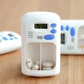 Mini boîte électronique de rappel de pilule portable minuterie d'alarme de médicament petit réveil