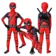 Costume de cosplay Deadpool pour enfants masque imbibé combinaison Smile Hero costume de