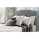 Silentnight Selene Headboard, Double, Slate Grey