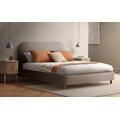 Silentnight Fara Upholstered Bed Frame, Superking, Pebble