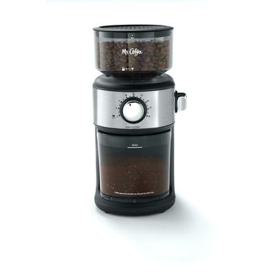 Mr. Coffee Cafe Grind 18 Cup Automatic Burr Grinder, Stainless Steel