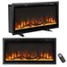 Costway 36'' Electric Fireplace Recessed Wall Mounted Freestanding - See Details