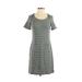 T by Talbots Casual Dress: Green Dresses - Women's Size Small Petite