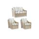 Three Piece Dijon Fabric Sofa Set - Sofa And Two Armchairs! | Wowcher