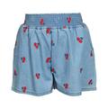 tausendkind collection - Jeans-Shorts Kirsche In Hellblau, Gr.152/158