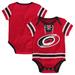 Infant Red Carolina Hurricanes Hockey Jersey Bodysuit