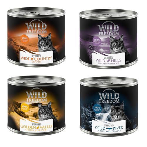 6x200g Adult Wild Freedom getreidefreies Katzenfutter nass