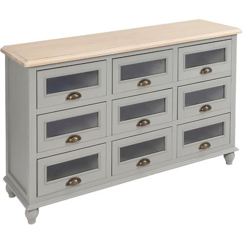 „Sideboard AMBIENTE HAUS „“Residenz / Schubladen““ Sideboards Gr. B/H/T: 123 cm x 80 cm x 38 cm, grau Sideboards“