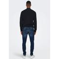 Slim-fit-Jeans ONLY & SONS "ONSLOOM SLIM D. BLUE 7777 DNM JEANS OT" Gr. 30, Länge 30, blau (dark blue denim) Herren Jeans Slim Fit